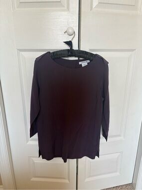 Lacoste Women's Plum Crewneck Long-Sleeve Tunic